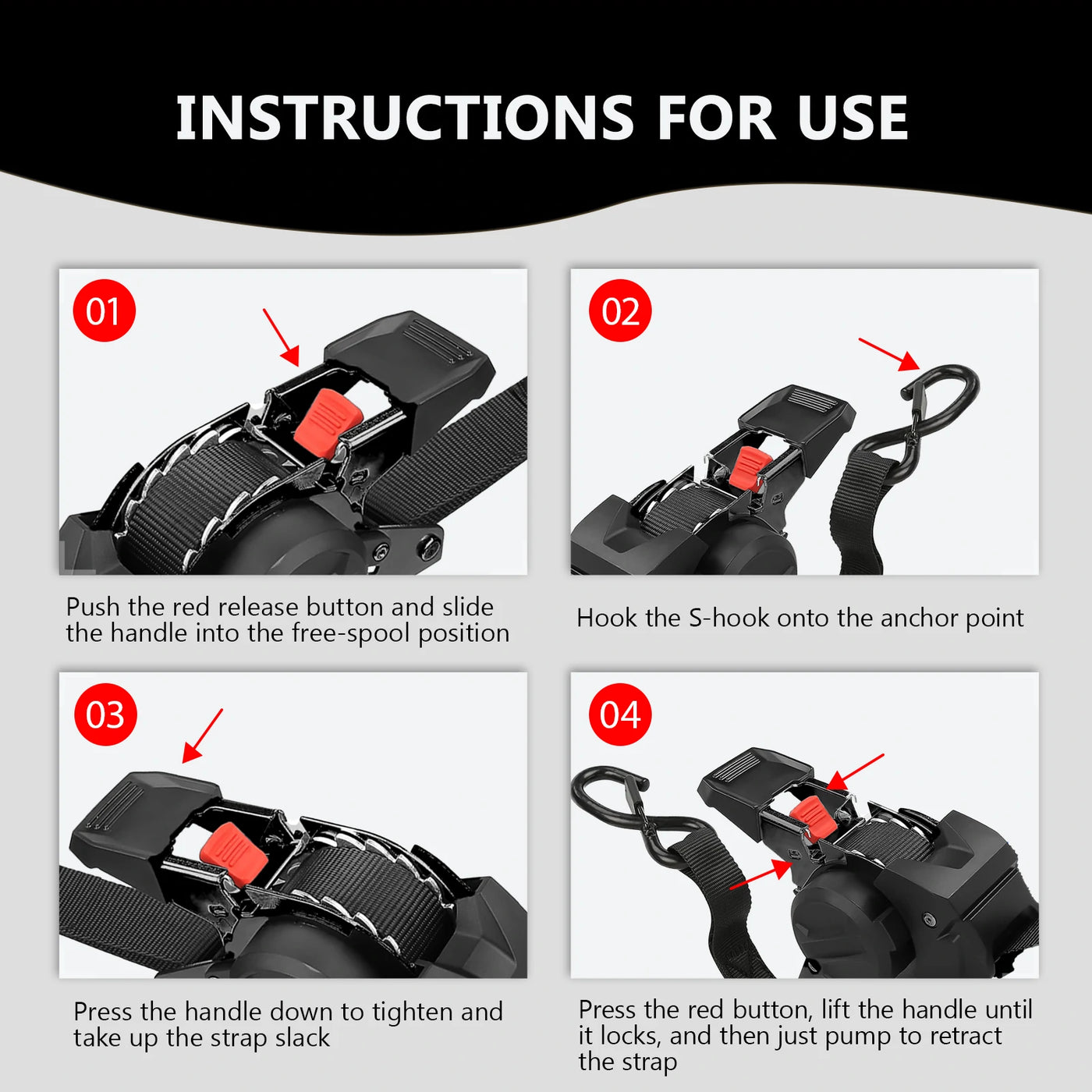 BOODAA_Retractable_Ratchet_Strap_Main_5- instructiona for use