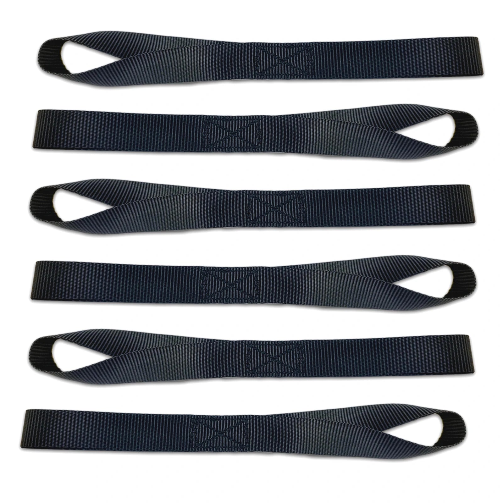 BOODAA_1x12_inch_Soft_Loop_Tie_Down_Straps_2 6 pack soft loop tie-down straps