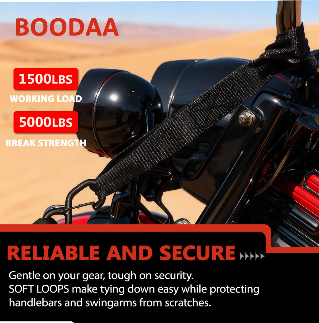 1" x 12" Soft Loop Tie-Down Straps